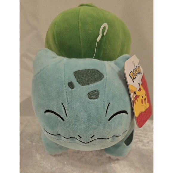 8" Pokémon Smiling Bulbasaur Plushie - Picture 1 of 7